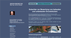 Desktop Screenshot of immobilienbewertung-hempel.de