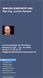 Mobile Screenshot of immobilienbewertung-hempel.de